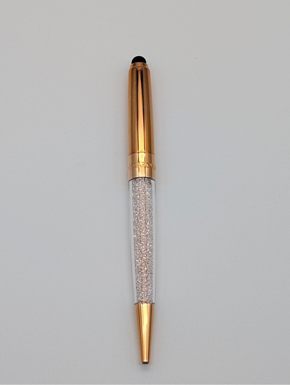 Swarovski Crystalline Stardust Stylus Pen - Rose Gold Tone & Crystal - No Box